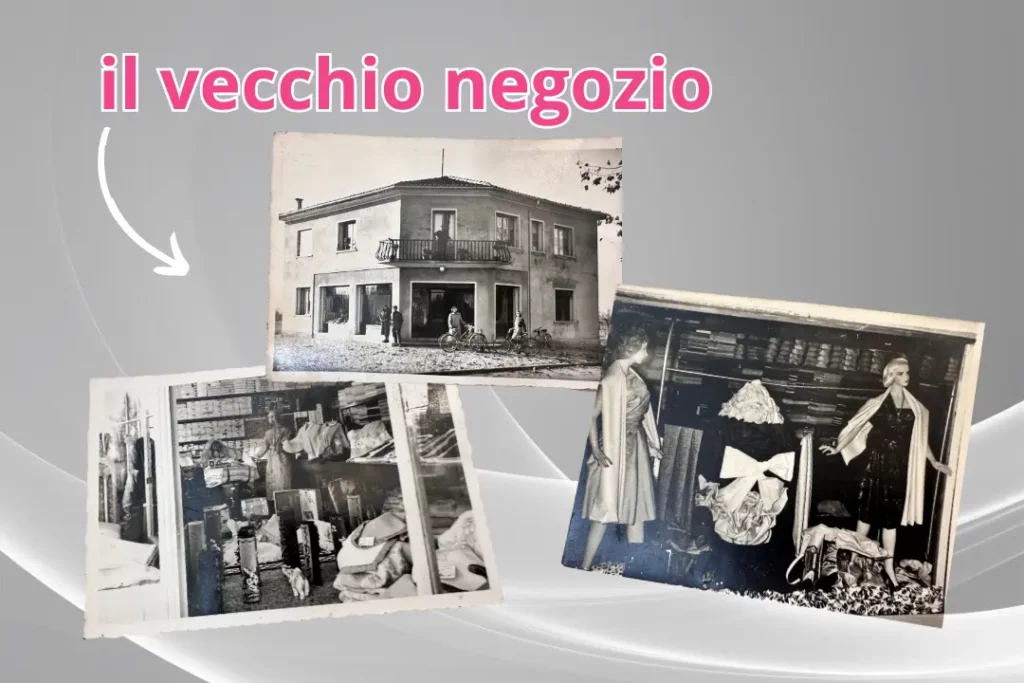 Monica Bordignon nel vecchio negozio